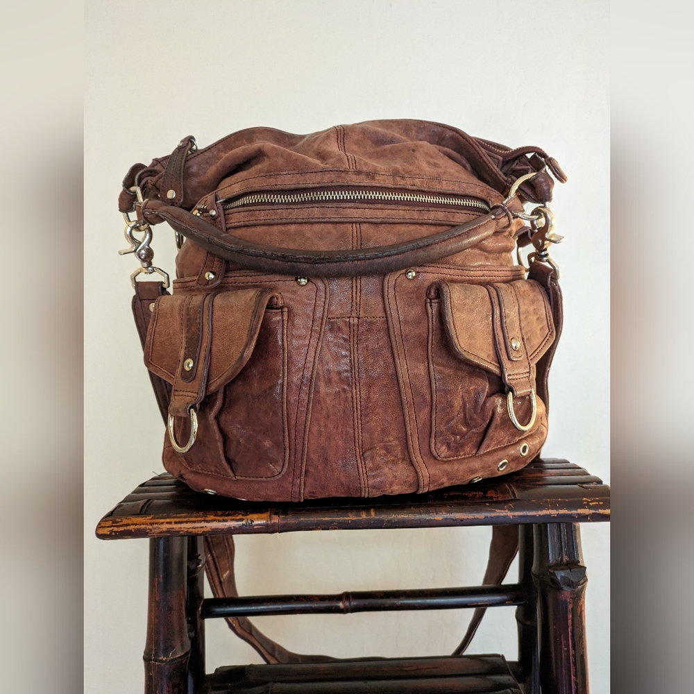 Junior Drake "Claudia" Leather Crossbody